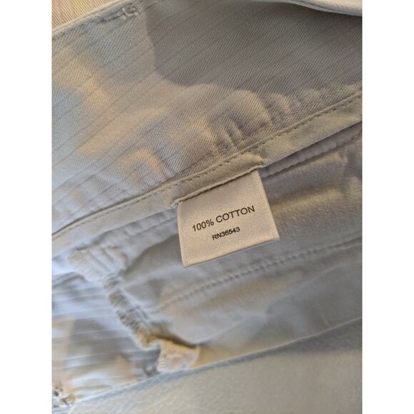 VAN HEUSEN WOMENS COTTON CAPRIS PANTS SIZE 4 SIDE ZIPPER - WIDE LEG - Picture 6 of 8